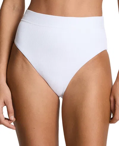 Ralph Lauren Women's Banded High-waist Swim Bottoms In Pattern