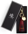 Ralph Lauren Women's Boxed Padlock And Tassel Key Fob In Multi