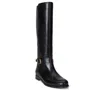 Ralph Lauren Women's Brooke Ii Burnished Leather Tall Boots In Black