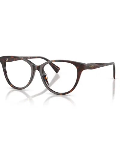 Ralph Lauren Women's Butterfly Eyeglasses, Ra7198u In Brown