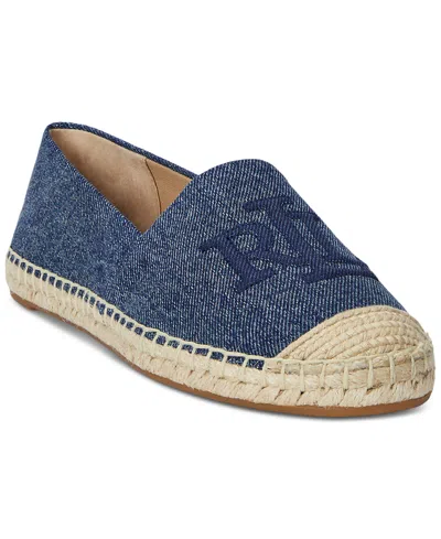 Ralph Lauren Women's Cameron Logo Slip-on Espadrille Flats