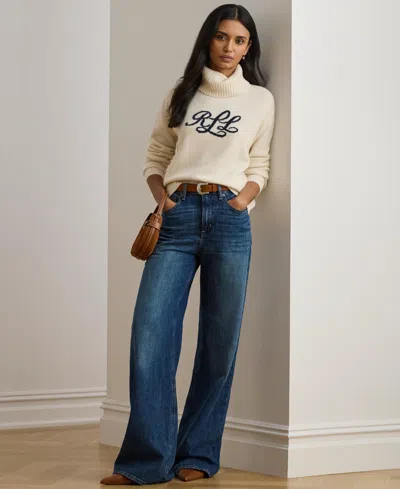 Ralph Lauren Women's Cashmere Jamarni Long Sleeve Sweater In Brown
