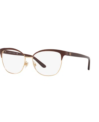 Ralph Lauren Women's Cat Eye Eyeglasses, Rl5099 In Gold