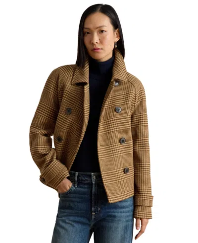 Ralph Lauren Women's Collared Coat In Orange