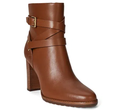 Ralph Lauren Women's Collins Dress Booties In Brown
