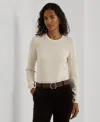 Ralph Lauren Women's Cotton-blend Sweater, Regular & Petite In Black