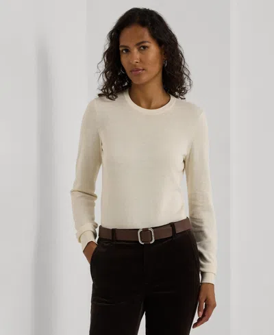 Ralph Lauren Women's Cotton-blend Sweater, Regular & Petite In Black
