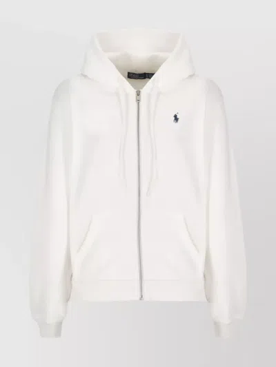 RALPH LAUREN WOMEN'S COTTON HOODIE DRAWSTRING HOOD