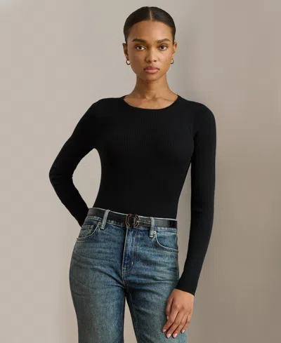 Ralph Lauren Women's Crewneck Sweater In Black