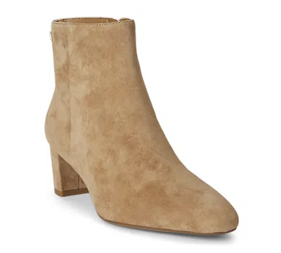 Ralph Lauren Women's Demi Burnished Leather Booties In Brown