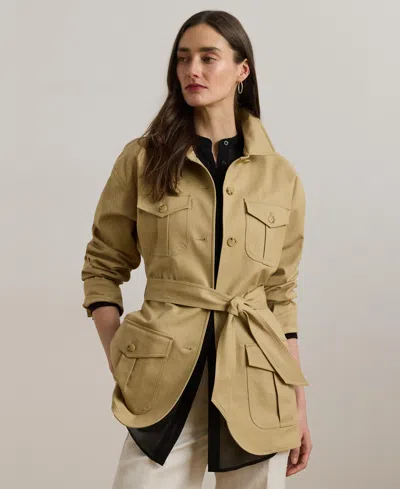 Ralph Lauren Women's Double-faced Stretch Cotton Field Jacket