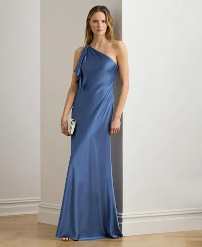 Ralph Lauren Elzira Gown-sleeveless-gown-hammered Charm In Black