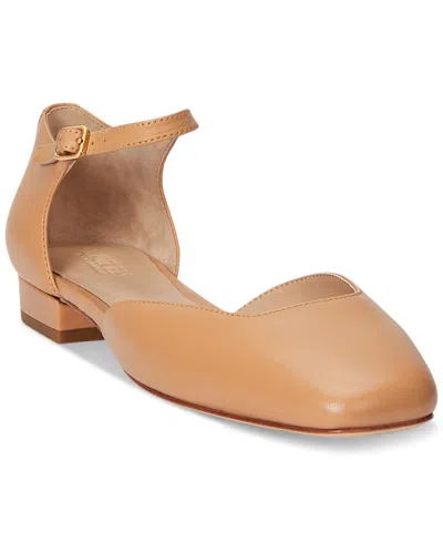 Ralph Lauren Women's Emellie Mary Jane Flats In Nude