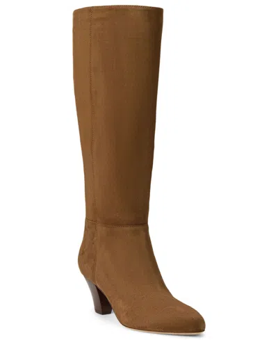 Ralph Lauren Women's Emersyn Wide Tall Boots In Brown