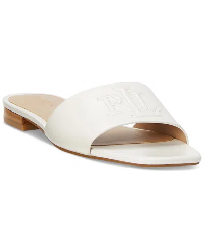 RALPH LAUREN WOMEN'S EVERLY SLIDE FLAT SANDALS