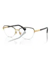 Ralph Lauren Women's Eyeglasses, Ra6059 In Gold