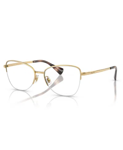 Ralph Lauren Women's Eyeglasses, Ra6061 In Shiny Gold