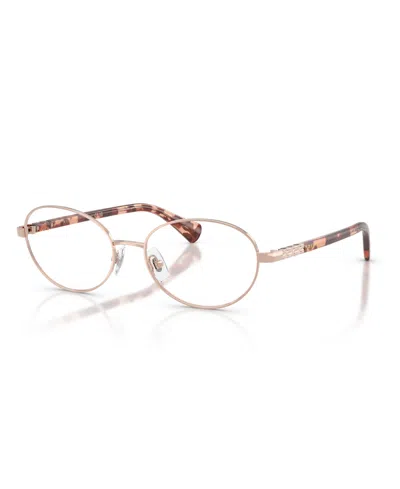 Ralph Lauren Women's Eyeglasses, Ra6066 In Rosegold