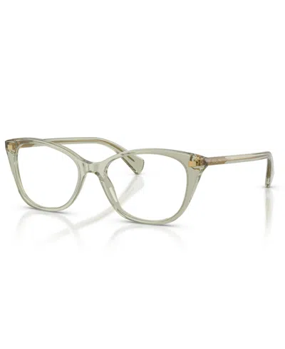 Ralph Lauren Women's Eyeglasses, Ra7146 In Transparent Green