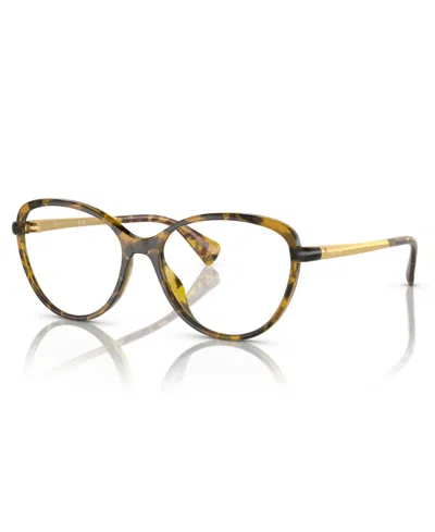 Ralph Lauren Women's Eyeglasses, Ra7157u In Yellow Havana