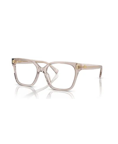 Ralph Lauren Women's Eyeglasses, Ra7158u In Brown