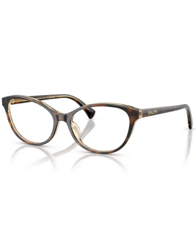 Ralph Lauren Women's Eyeglasses, Ra7186u In Dark Tortoise