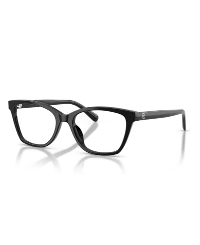 Ralph Lauren Women's Eyeglasses, Rl6271u In Shiny Black