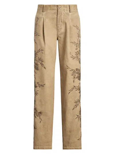 Ralph Lauren Women's Fallon Embroidered Chino Pants