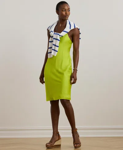 Ralph Lauren Women's Featherweight Charmeuse Slip Dress