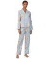 Ralph Lauren Women's Floral Print Pajama Set In Blue