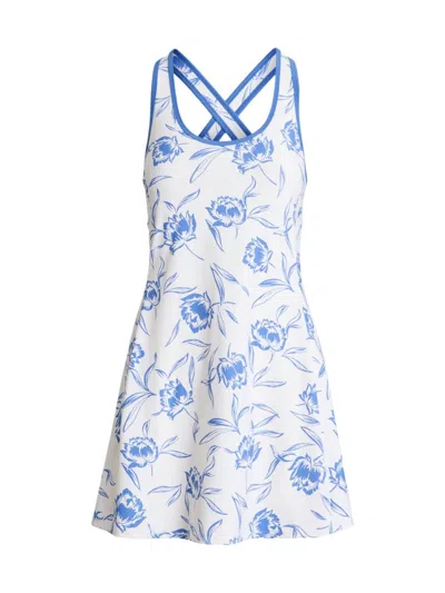 Ralph Lauren Women's Floral Stretch-interlock Tennis Dress In Summer Floral Summer