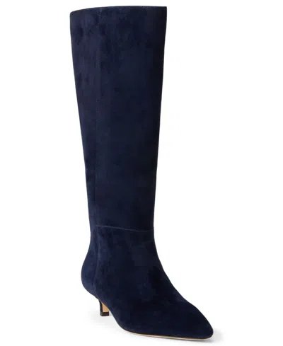 Ralph Lauren Women's Francesca Wide Tall Boots In Blue