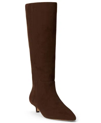 Ralph Lauren Women's Francesca Wide Tall Boots In Brown