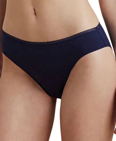 Ralph Lauren Women's French Cut Bikini Underwear 4l0217 In Navy