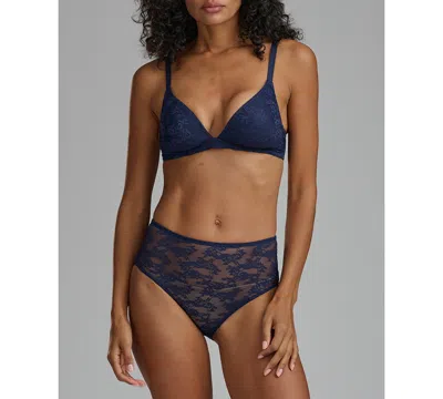 Ralph Lauren Women's Full Coverage Bra In Blue