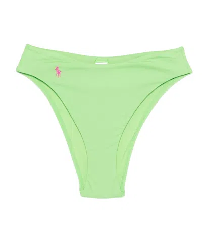 Ralph Lauren Green Logo Bikini Bottom Swimwear