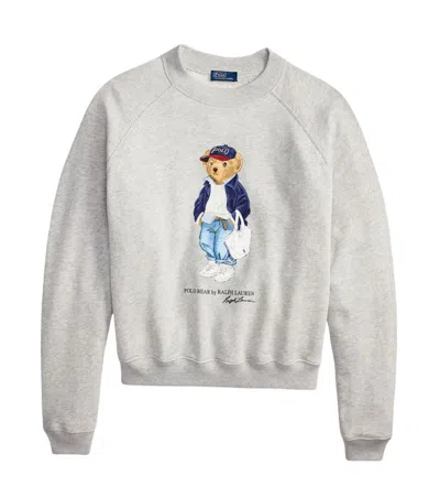 Ralph Lauren Grey Graphic Crew Neck Sweater