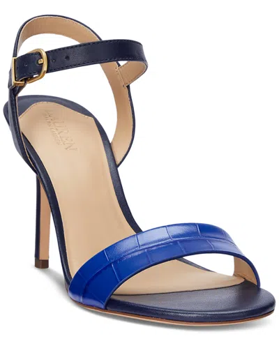 Ralph Lauren Women's Gwen Ankle-strap Dress Sandals In Blue