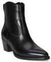Ralph Lauren Women's Harpher Burnished Leather Booties In Black