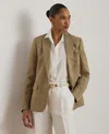 Ralph Lauren Herringbone-pattern Blazer In Multi