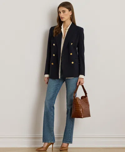 Ralph Lauren Women's High-rise Boot Jeans In Blue