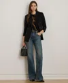 Ralph Lauren Women's High-rise Flare Jeans In Gray