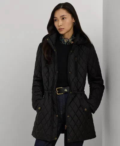 Ralph Lauren Women's Hooded Anorak Quilted Coat