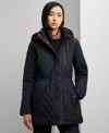 Ralph Lauren Women's Hooded Anorak Quilted Coat
