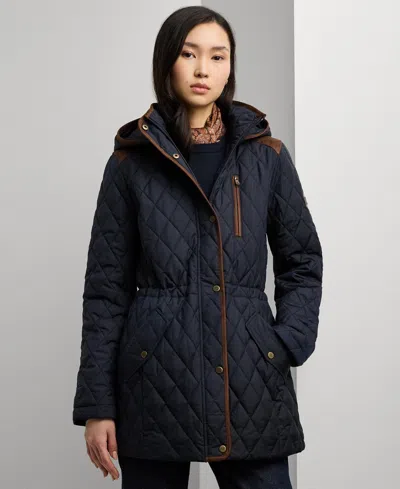 Ralph Lauren Women's Hooded Anorak Quilted Coat