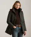 Ralph Lauren Women's Hooded Anorak Quilted Coat
