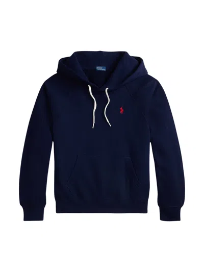 Ralph Lauren Women's Hooded Pullover Sweatshirt In Navy
