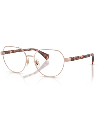 Ralph Lauren Women's Irregular Eyeglasses, Ra6065 In Brown