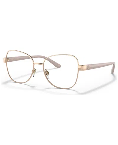 Polo Ralph Lauren Women's Irregular Eyeglasses, Rl5114 52 In Shiny Rose Gold-tone