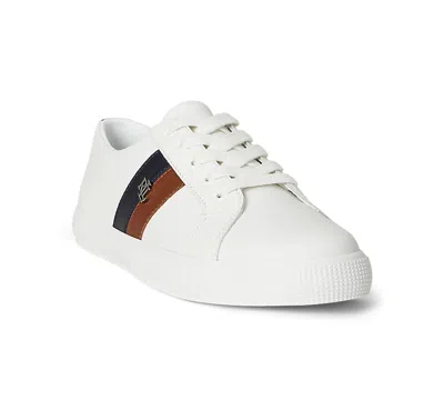 Ralph Lauren Women's Janson Lace Up Sneakers In White